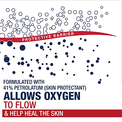 Aquaphor Healing Ointment - Skin Protectant for Dry Cracked Skin - Hands, Heels, Elbows - 3.5 oz Jar (Pack of 3)