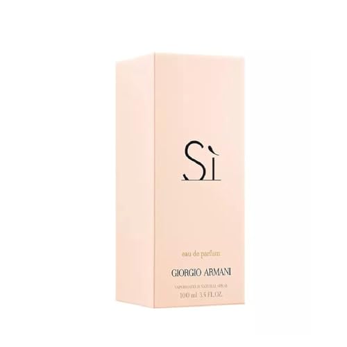 Armani Beauty– Sì – Eau de Parfum – Women's Perfume – Modern Chypre Fragrance – Blackcurrant Nectar, Rose De Mai & Freesia, Patchouli Notes - 3.3 Fl Oz