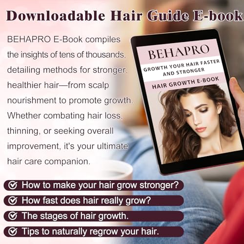 BEHAPRO Rosemary Oil for Hair Growth,w/Hair Growth Serum,Hair Growth Shampoo,Diluted Rosemary Oil Biotin Castor Oil & Argan Oil for Hair Loss Care Treatment Hair Thickening...