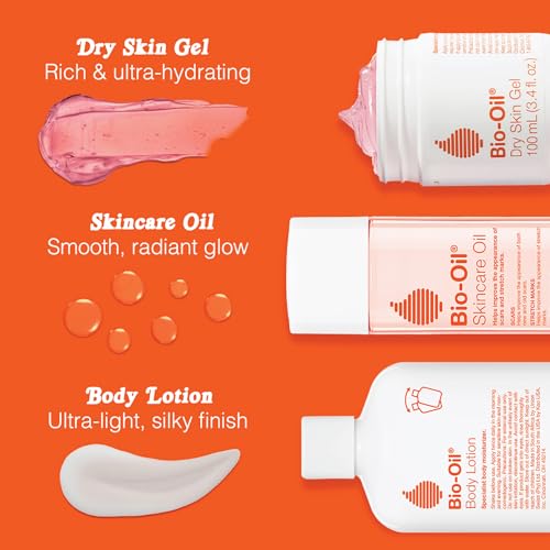 Bio-Oil Skincare Body Oil, Serum for Scars and Stretchmarks, Face Moisturizer Dry Skin, Non-Greasy, Dermatologist Recommended, Non-Comedogenic, For All Skin Types, with Vitamin...