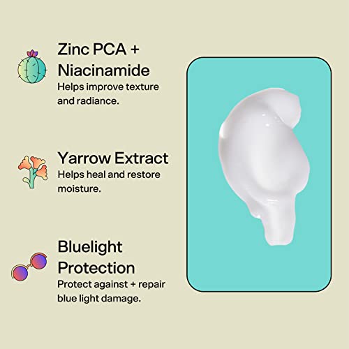 Bubble Skincare Level Up Balancing Face Moisturizer - Hydrating Gel Moisturizer Formulated with Zinc PCA + Niacinamide for Improved Texture & Radiance - Skin Care for Oily or...