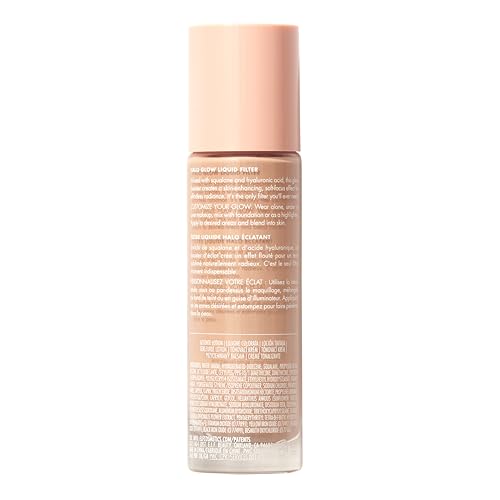 e.l.f. Cosmetics Halo Glow Liquid Filter, Illuminating Liquid Glow Booster For A Radiant Complexion, Infused With Hyaluronic Acid, 4 Medium