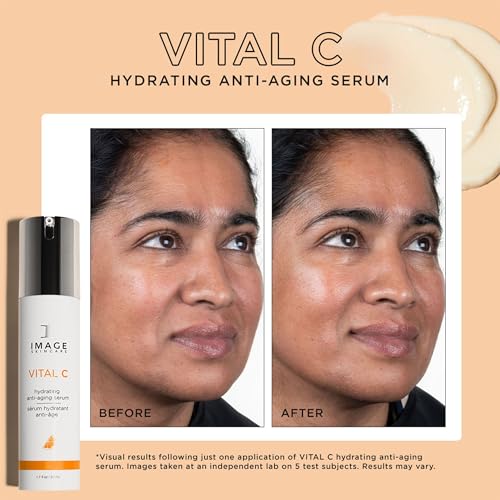 IMAGE Skincare, VITAL C Hydrating Face Serum, with Potent Vitamin C to Brighten, Tone and Smooth Appearance of Wrinkles