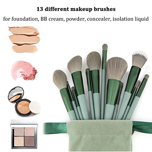 Koccido Makeup Brushes 22 Pcs Makeup Kit,Foundation Brush Eyeshadow Brush Make up Brushes Set (Green, 22 Piece Set) Koccido Makeup Brushes 22 Pcs Makeup Kit,Foundation Brush Eyeshadow Brush Make up Brushes Set (Green, 22 Piece Set)