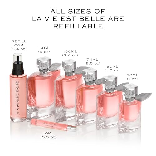 Lancôme La Vie Est Belle Eau de Parfum - Long Lasting Fragrance with Notes of Iris, Earthy Patchouli, Warm Vanilla & Spun Sugar - Floral & Sweet Women's Perfume