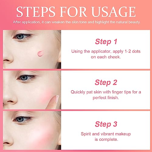 LOPHE Blush Stick, Matte, Lightweight and Breathable Liquid, Blush Liquid, Waterproof Blush, Beauty Wall, Natural Look, Long-Lasting Face Make-Up Pen for Women (#05, mystery)