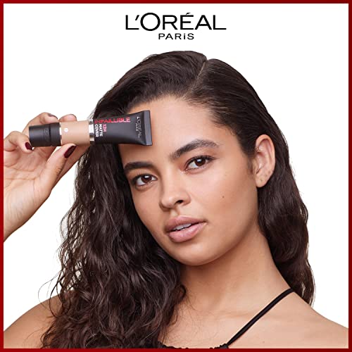 L'Oréal Paris Make up, Wasserfest und langanhaltend, Mattierende, flüssige Foundation mit hoher Deckkraft, Formel mit 4% Niacinamiden, Infaillible 32H Matte Cover, Nr. 260 Warm,...