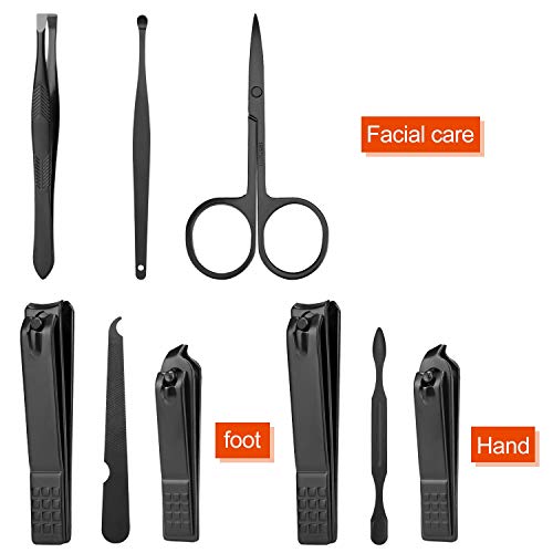 Manicure Set Personal Care Nail Clipper Kit Manicure Professional Manicure Pedicure Set Mens Accessories Personal Care Set Nail Grooming Kit Present for Men Husband Boyfriend...