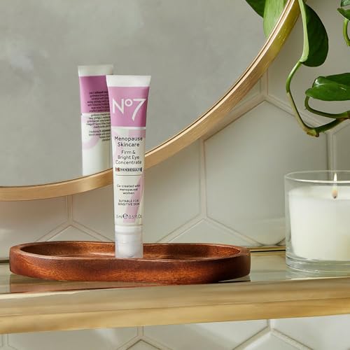 No7 Menopause Skincare Firm & Bright Eye Concentrate - Revitalizing Eye Cream for Dark Circles, Wrinkles & Under Eye Puffiness - Menopause Relief Cooling Eye Roller for... No7 Menopause Skincare Firm & Bright Eye Concentrate - Revitalizing Eye Cream for Dark Circles, Wrinkles & Under Eye Puffiness - Menopause Relief Cooling Eye Roller for...