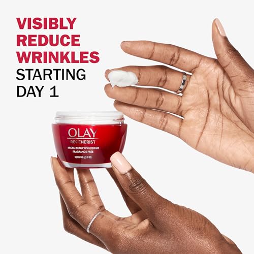 Olay Regenerist Micro-Sculpting Cream Face Moisturizer, Fragrance-Free, 1.7 oz