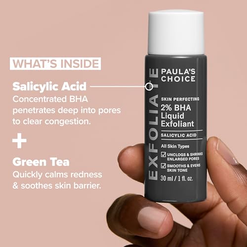 Paula's Choice SKIN PERFECTING 2% BHA Liquid Salicylic Acid Exfoliant-Facial Exfoliant for Blackheads, Enlarged Pores, Wrinkles & Fine Lines