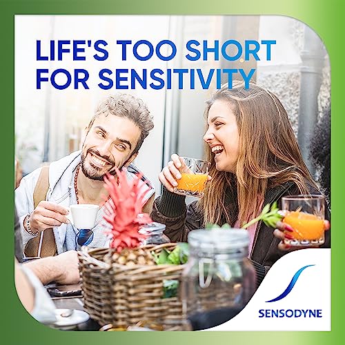 Sensodyne Fresh Mint Sensitive Toothpaste, ADA Accepted Toothpaste for Cavity Prevention and Sensitive Teeth Treatment - 4 Ounces (Pack of 2)