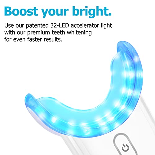 Teeth Whitening Kit Gel Pen Strips - Ollm Specially Formulated for Sensitive Teeth, Gum, Braces Care 32X LED Light Tooth Whitener, Professional Oral Beauty Products Dental Tools...