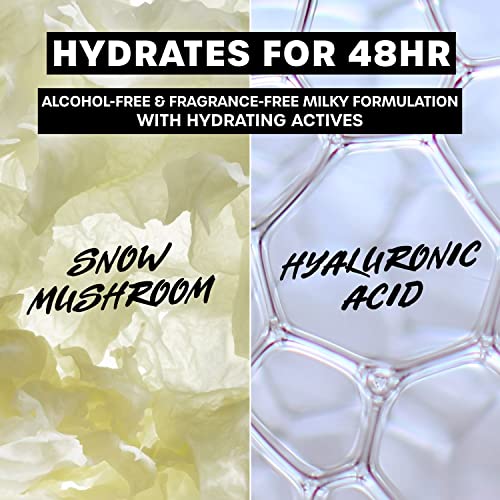 Thayers Milky Hydrating Face Toner with Snow Mushroom, Hyaluronic Acid and Elderflower, Dermatologist Recommended Gentle Alcohol Free Facial Skincare for Dry and Sensitive Skin,...