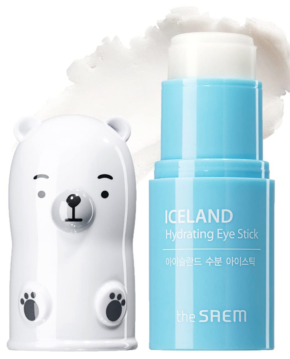 The SAEM Iceland Hydrating Eye Stick 0.24oz - Cooling Eye Balm for Dark Circles and Puffiness – Under Eye Treatment - Reduce Wrinkles and Moisturizing - Minimize Dark & Puffy...