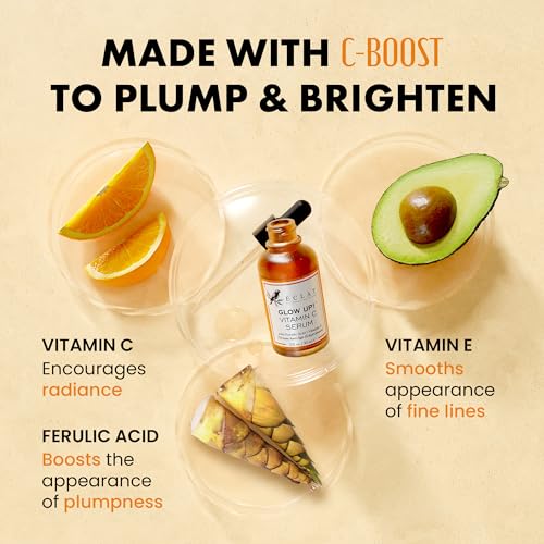 Vitamin C Face Serum - Dark Spot Remover Facial Serum, Vit C Serum with Hyaluronic Acid, Ferulic Acid, & Vit E - Anti Aging and Skin Brightening Serum, Pure Vitamin C Serum Skin...