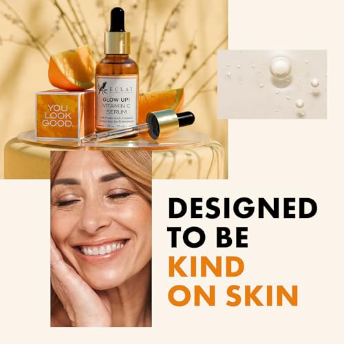 Vitamin C Face Serum - Dark Spot Remover Facial Serum, Vit C Serum with Hyaluronic Acid, Ferulic Acid, & Vit E - Anti Aging and Skin Brightening Serum, Pure Vitamin C Serum Skin...