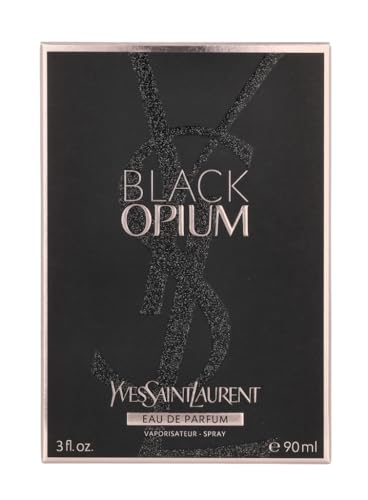 Yves Saint Laurent Eau De Parfum Spray for Women, Black Opium, 3 Ounce