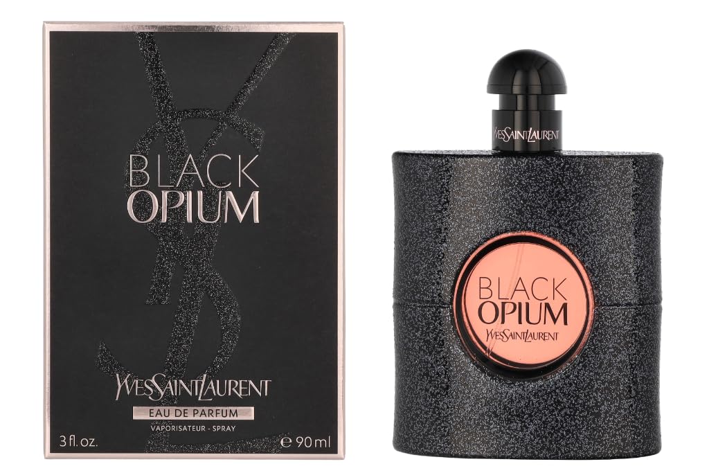 Yves Saint Laurent Eau De Parfum Spray for Women, Black Opium, 3 Ounce Yves Saint Laurent Eau De Parfum Spray for Women, Black Opium, 3 Ounce